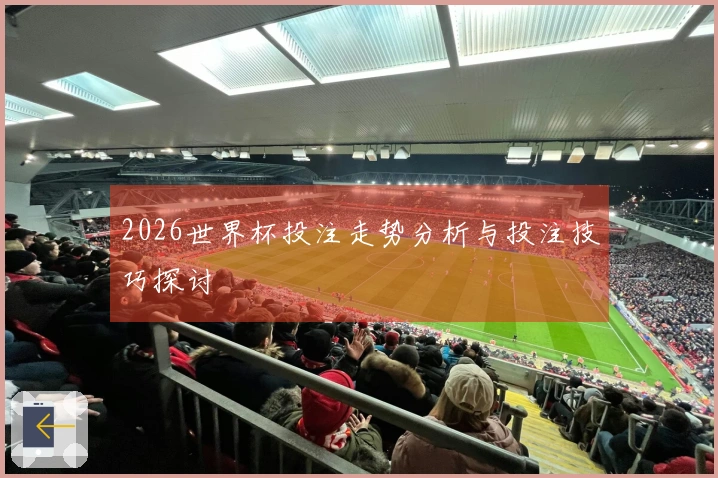 2026世界杯投注走势分析与投注技巧探讨
